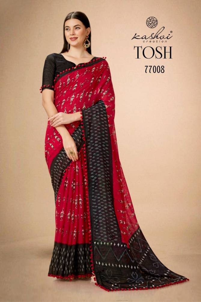 Tosh By Kashvi Printed Daily Wear Sarees Catalog